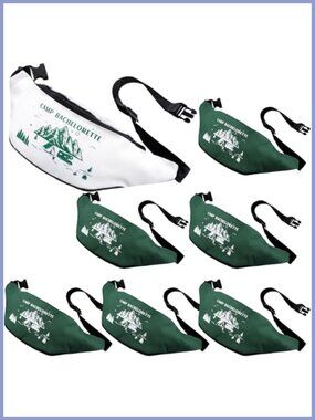 7 Pcs Oxford Fabric Bachelorette Fanny Packs Adjustable Waist Bags Wedding